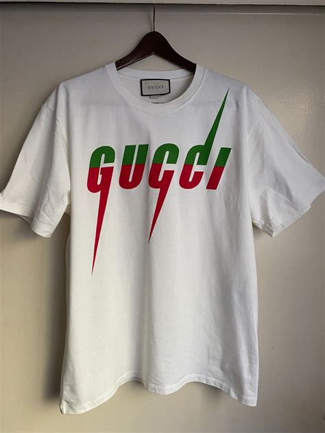 red gucci shirt ebay|Gucci t shirt men small.